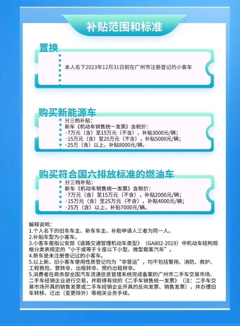 广东省置换车补贴标准广东省置换车补贴标准解析