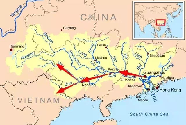 广西在广东省哪边广西在广东省的西边