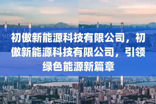 广东新锐能源有限公司广东新锐能源有限公司，引领能源新革命